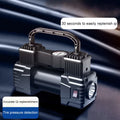Mini compresor de aire de 12 V y 150 PSI de doble cilindro: inflador de neumáticos resistente con luz LED, bomba de aire eléctrica para coche. miniatura 3
