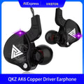 Original QKZ AK6 In Ear Earphone 6 Dynamic Driver Unit Headphone With Mic Stereo Sports HIFI Subwoofer Headset Monitor Earbuds miniatura 1