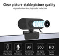Plug and Play Webcam with Microphone, USB Camera for Desktop PC Laptop Mac, for Video Calls, Zoom, Teams, Skype, Online Teaching miniatura 9