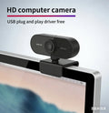 Plug and Play Webcam with Microphone, USB Camera for Desktop PC Laptop Mac, for Video Calls, Zoom, Teams, Skype, Online Teaching miniatura 6