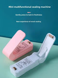 Mini selladora térmica portátil para bolsas de alimentos miniatura 8