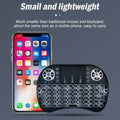 I8 Mini Wireless Keyboard 7 Color Backlit Russian French Spanish Portuguese Arabic 2.4G Air Mouse Remote for Android TV Box PC miniatura 3